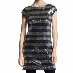 White House black market sequined mini dress